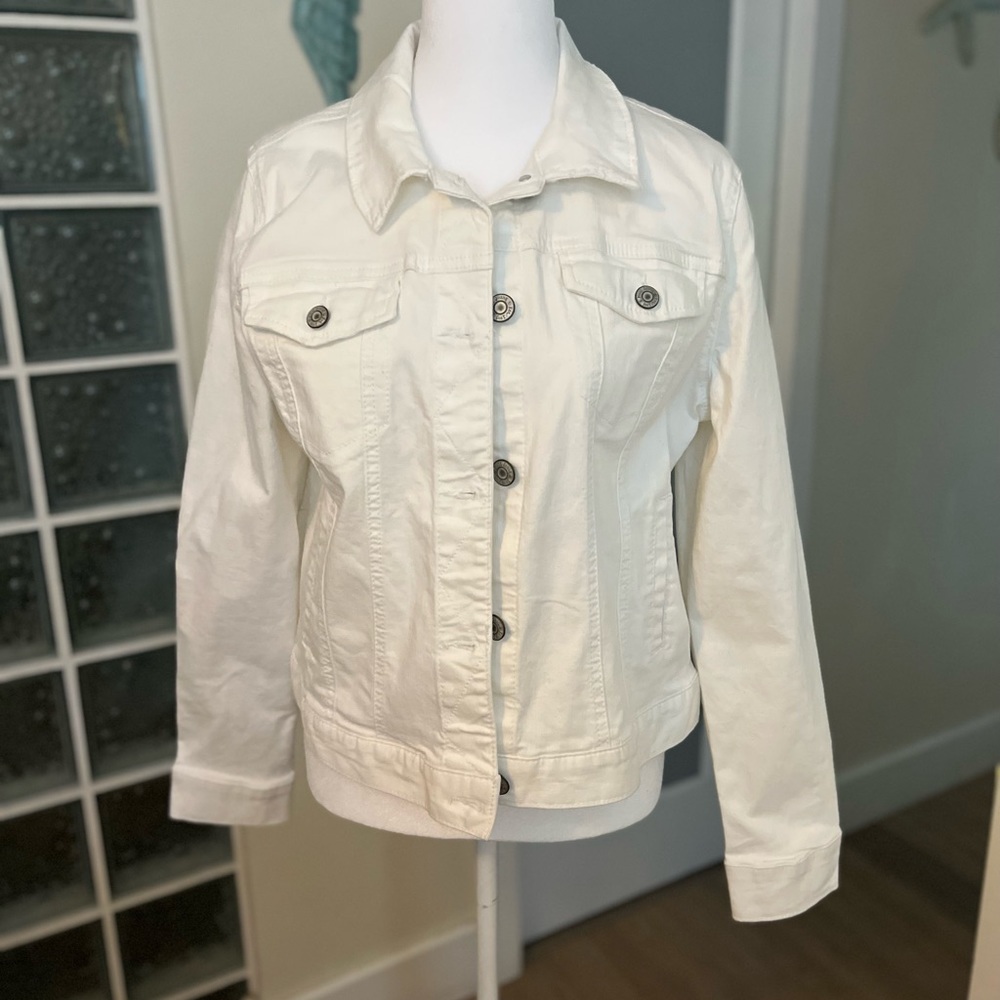 Mudd White Jean Jacket